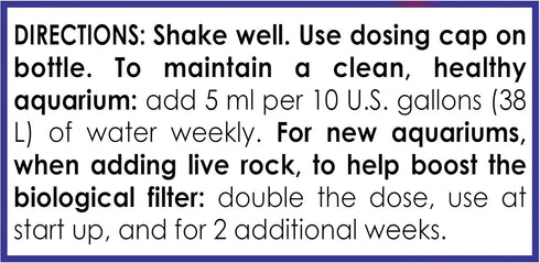 API Marine Stress Zyme Saltwater Aquarium Cleaning Solution, 16-Ounce Bottle
