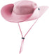 Muryobao Women Ponytail Sun Hat Summer UV Protection Cap, Waterproof Foldable Mesh Wide Brim Bucket Hat