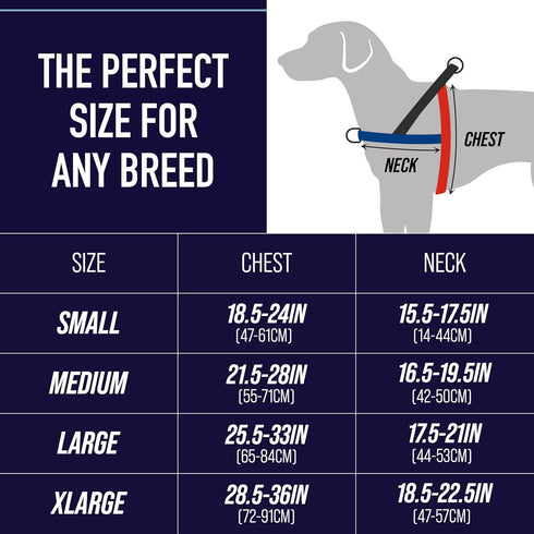 Leash Boss No Pull Dog Harness, Easy Walk for Small, Medium, Large Pets, Reflective with Rear and Front Clip