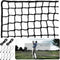 Heavy Duty Nylon Golf Practice Net, Outdoor Indoor Hitting Net with Wire Hanging Kit for Golf, Baseball, Soccer