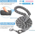 BAAPET 2 Packs 5/6 FT Dog Leash with Comfortable Padded Handle and Reflective Threads for Small Medium Large Dogs