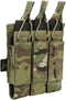 KRYDEX Open Top Triple MP7 MP5 MP9 Magazine Pouches Molle