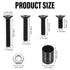 NEATABY 7 Quick Detach Swivels Mount Base Adapter Kit, Black Metal Stud Wrench, Pcs