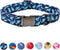 Elegant little tail Adjustable Dog Collar, Blue Shark Pattern, Durable Cute Gift for X-Small Dogs