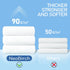 NeoBirch 40Pcs 11.8 9.5 inches Premium Disposable Compressed Face Towels Tablets Large Size Extra Thick Portable