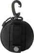 GZWER 1000D Headset Pack Laser Cut Molle Pouch EDC Pouch Tactical Round Zipper Bag Case Coin Pouches Coin Purse