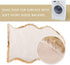 Asrug Soft Faux Fur Pet Bed Mat, Plush and Fluffy Throw Rug for Dogs Cats, Brown & White, 3ftx5ft