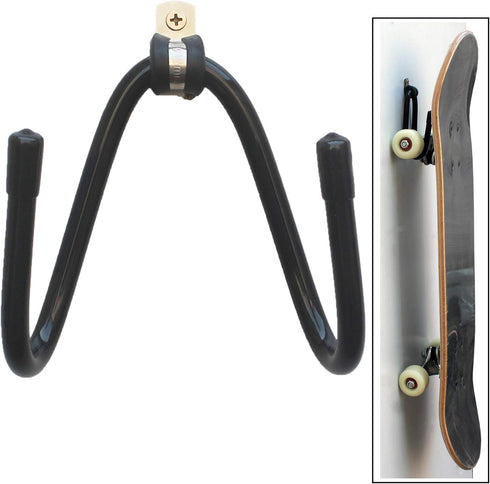 YYST Skateboard Wall Hanger, Wall Storage Clip for Skateboard and Longboard, 1/PK
