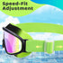 Vvinca 2pc Kids-Goggles, Wide View Anti Fog UV Shattered Lens Swim Goggles for Toddlers 3-14