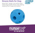 (1 Count, 3, Multipet Breeze Balls for Dog - Bevel Tech Interactive Dog Toy w/Holes for Breathing - Flotable Ball