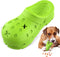 Dog Toys for Aggressive Chewers, Indestructible Natural Rubber Chew Toy with Bleef Flavor for Large Dogs (Green)