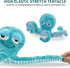 Octopus Dog Toys, Large Squeaky Interactive Plush Dog Toys for Small, Medium Puppies, Tug of War Training Aid