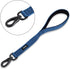Hyhug Pets Premium Durable Nylon 18 Inch Short Leash with Soft Padded Neoprene Handle for Large Dogs