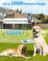PaiPaitek 2 in 1 Dog Bark and Training Collar, Smart Shock Collar for Large Dogs with Remote 3300ft Range