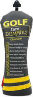 Funny Golf Fore Dummies Checklist Headcovers for Blade Putters, Great Golfer Gifts for Dad, Men, Women
