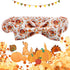 Thanksgiving Turkey Dog Collar Gift - Soft Bow Adjustable Metal Buckle Collar for Medium Dogs