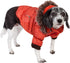 PET LIFE Classic Metallic Fashion Pet Dog Coat Jacket Parka, Small, Metallic Orange with 3M Insulation
