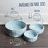 Park Life Designs Large Ceramic Dog Bowl for Food & Water | Durable, Easy-Clean & Dishwasher-Safe, Manor Blue
