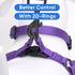 Pawtitas Solid Color Step-in Dog Harness - Large Purple for Puppy & Dog Training & Walking