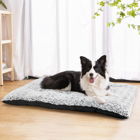 Washable Anti-Slip Dog Bed Kennel Pad Crate Mat for Small Dogs and Cats (24-inch)