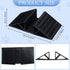 6 Pcs Support Feet for Pet Gate Plastic Triangle Reinforcement Fitting Dog Panel Isolation Fence Free Standing Pet Gate Dog Fence Panels for Configurable Wood Dog Gate Doggie Guardrail, Black