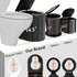 UOPBYEA Portable Camping Toilet for Adults With Urine Gel and Leak-Proof Bags, Washable Outdoor Toilet for Camping