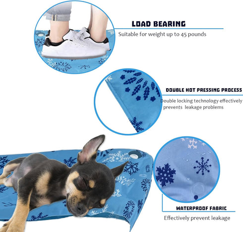 Pet Cooling Pad for Dogs and Cats, Easy Washable Sleeping Mats, Suitable for All Pets, Large Size (23.6x35.4inch)
