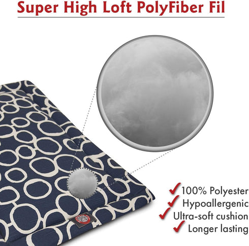 Majestic Pet Products 42" Fusion Navy Crate Dog Bed Mat
