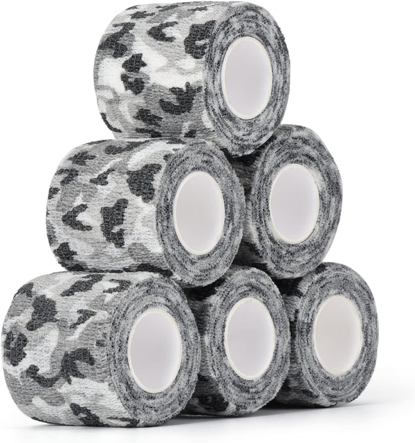 Self-Adhesive Camouflage Tape Wrap, 5CM x 4.5M Non-Woven Stealth Camo Tape for Outdoor Camping