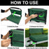 Siuzon Stadium Seats for Bleachers with Back Support, Folding Bleacher Seat for Sports Games, Concerts Floor Sport