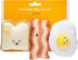 Set 3, Set, Set, Pearhead Barkfast Dog Toys, of Plush Pet Squeaker Toys, Breakfast Dog Toy Toast Bacon & Egg Toy Must