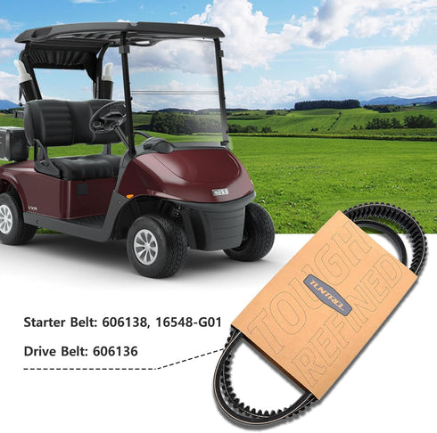 Starter/Generator & Drive Belt Kit for EZGO 2008+ RXV, TXT, Workhorse Golf Carts