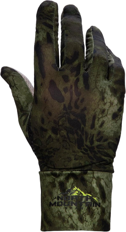 North Mountain Gear Men's Lightweight Mossy Oak Camo Hunting Gloves