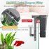 5W Hang on Aquarium Filter, Ultra Quiet 124 GPH with Filter Sponge and Activated Carbon for 4-20 Gallon