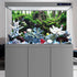 AWERT 48x18 inches Tree Branches Fish Tank Background, Green Algae Aquarium Background, River Bed & Lake