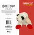 (10", 5 Multipet Lamb Chop Dog Plush Toy - Squeaky Toy for Small & Medium Dogs - Extra Soft Plush - Stuffed Animal