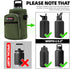 (64/128oz) NATURE PIONEOR Water Bottle Holder with Adjustable Strap - Half/One Gallon Insulated Water Bottle Sling