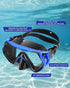 Set, Set Swimming Packages Snorkeling Gear for Adults, Dry Snorkel Mask Scuba Diving Snorkle mask Adult, Panoramic Wide