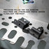 Monstrum Adjustable Scout Light Mount with Pivoting Plate, Compatible with Surefire M300/M600/Streamlight Protac