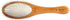 Style & Detangle Pet Brush - Alloy Pin with Pure Bamboo Handle, Medium Oval, Dark Finish, Model A9-DB