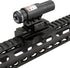 Low Profile Picatinny Riser Mount, Rail Riser Mounts Adaptor with QD Lever Lock Quick Release & 5 Slots for Scope Rings