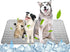SOMOYA Dog Self Cooling Mat, Washable Pet Blanket for Hot Weather Sleeping Kennel, Ice Silk Sleep Mat Pad for Large