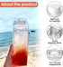 ZJRDYYK 4 17 Oz, PCS Milk Carton Water Bottles Portable Reusable Plastic Milk Bottles, Clear Milk Carton Container