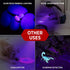 GearLight UV Flashlight Black Light - 68 LED for Pet Urine Detection, Scorpion, Bed Bug, Resin Curing, Carpet Odor