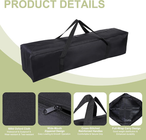 31 8 8 Inch (2 Pack, Camp Chair Replacement Bag, Camping Folding Chair Storage Bag Large Zippered with Handle Strap, x