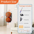 Vertical Ball Rack, Durable Wall Mount Ball Holder for Garage, Indoor or Outdoor Basketball Storage Organizer for 2