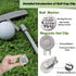 Funny Golf Ball Marker with Magnetic Hat Clip, Perfect Gift for Men or Women - Golf Accessories for Men or Women, Silver