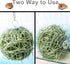 Tfwadmx Stainless Steel Rabbit Hay Feeder, Grass Play Hay Ball Chew Toy, Small Animals Hay Manger Dispenser