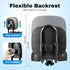 Bicycle Saddle, Wide Comfort Electric Tricycle Bike Bicycle Saddle Seat Pad with Back Rest,Adjustable Height,High