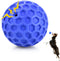 Indestructible Squeaky Dog Ball, Relieves Anxiety, Cleans Teeth, Interactive Chew Toy for Large Breeds, Outdoor